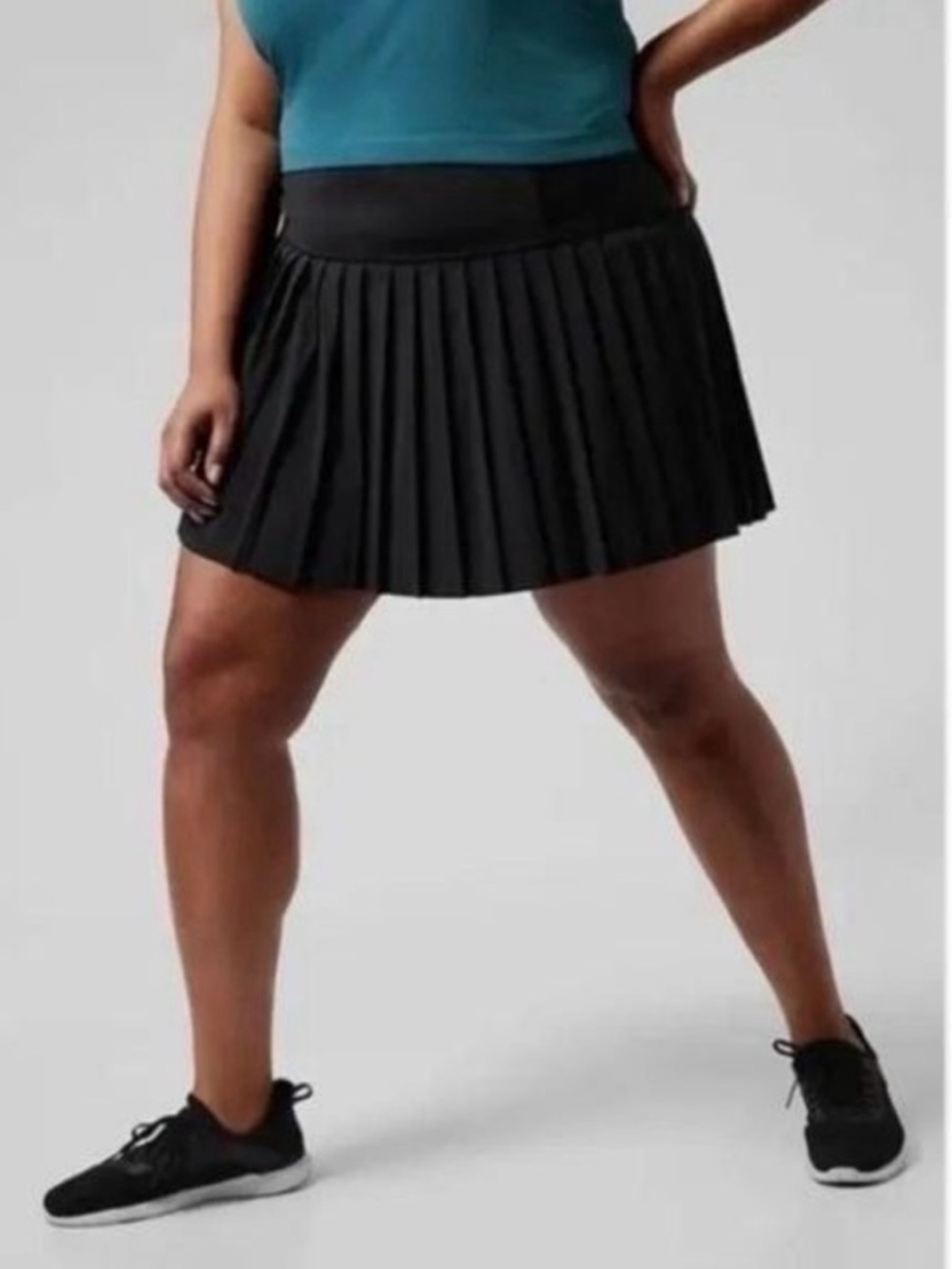 ATHLETA Black Pleated Elevate Skort Size 3X